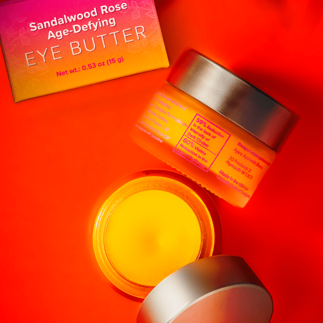 Sandalwood Rose Age Defying Eye Butter - Along With Ghee, Sandalwood and Other Natural Ingredients Eye Care Ajara 