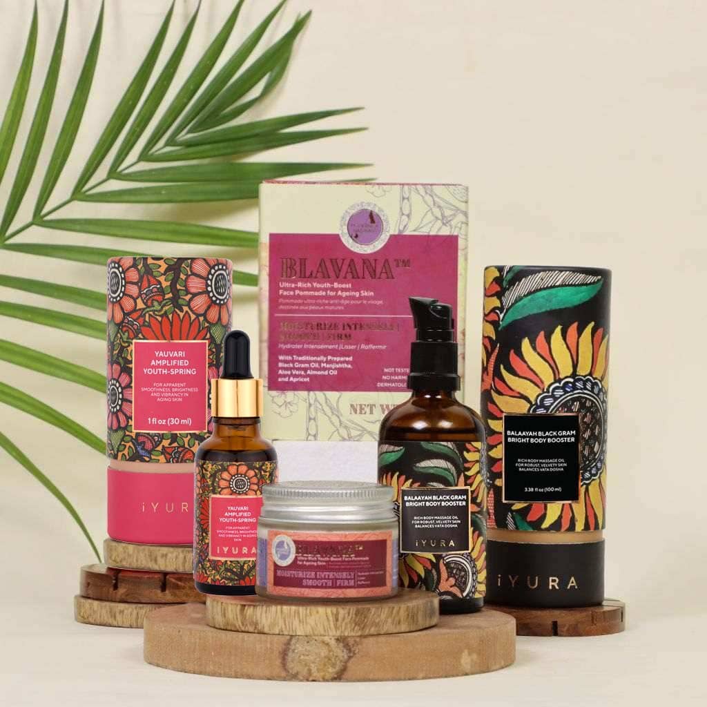 The Ayurveda Experience Black Gram Edit || Face and Body Trio with the Power of Black Gram Skin Care The Ayurveda Experience 